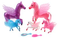 Toi Toys magic pegasus paarden 7 delig 15 cm - thumbnail