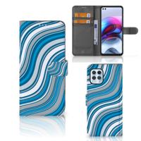 Motorola Moto G100 | Telefoon Hoesje | Waves Blue
