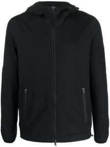 Herno zip-up hooded bomber jacket - Zwart