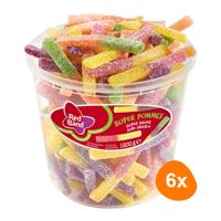 Red Band - Zure frieten - 6x 100 stuks