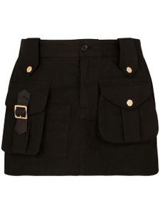 Dolce & Gabbana minijupe-short à poches multiples - Noir