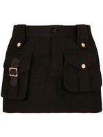 Dolce & Gabbana minijupe-short à poches multiples - Noir