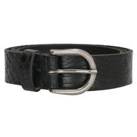 Old West Riem 3 cm Zwart Croco Old West Riem 3 cm Zwart Croco