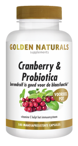 Golden Naturals Cranberry & Probiotica Capsules