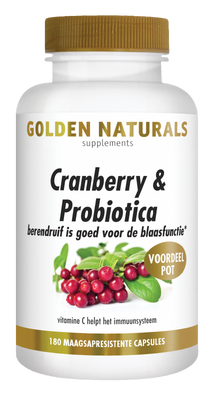 Golden Naturals Cranberry & Probiotica Capsules
