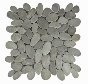Stabigo Pebble S sliced tumb honed brown asian tan 30x30 cm