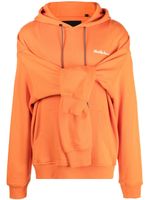 Mostly Heard Rarely Seen hoodie superposé à doubles manches - Orange - thumbnail