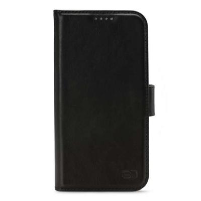 Senza Pure Leather Wallet Apple iPhone 13 Mini Deep Black