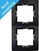 Enzo Kopp paris mat zwart 2 voudig afdekraam - 4625340