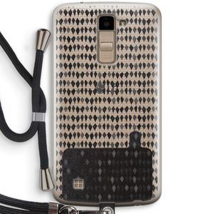 Crazy shapes: LG K10 (2016) Transparant Hoesje met koord
