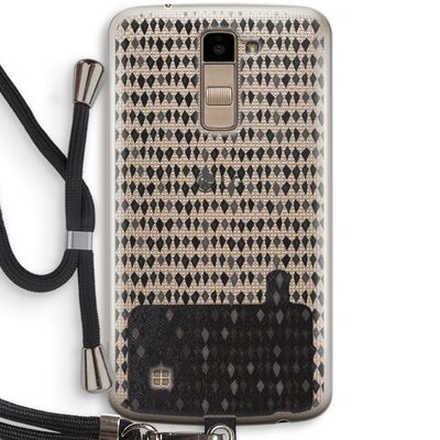 Crazy shapes: LG K10 (2016) Transparant Hoesje met koord