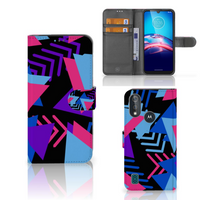 Bookcase Moto E6s Book Case Funky Triangle - thumbnail