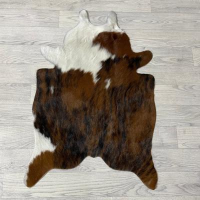 Kleine koeienhuid bruin wit zwart (Normandiër) 90x60cm