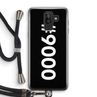 #9000: Samsung Galaxy J8 (2018) Transparant Hoesje met koord