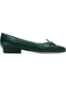 Sarah Chofakian ballerines à talon plat - Vert