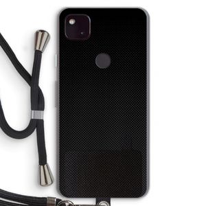 Musketon Halftone: Pixel 4a 5G Transparant Hoesje met koord