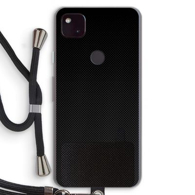 Musketon Halftone: Pixel 4a 5G Transparant Hoesje met koord
