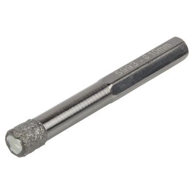Wolfcraft Droogboor | Met diamant bestrooid | Zeskantschacht | Ø10mm | 1 stuk - 5993000