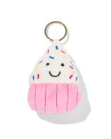 HEMA Sleutelhanger 7.5cm Cupcake Roze