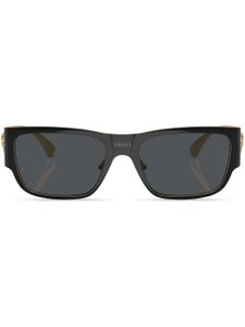 Versace Eyewear lunettes de soleil à monture rectangulaire - Noir