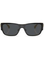 Versace Eyewear lunettes de soleil à monture rectangulaire - Noir - thumbnail