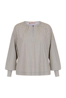 Charleze circle blouse - kit/black - 13423