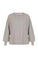 Charleze circle blouse - kit/black - 13423