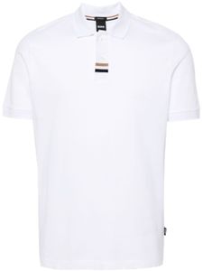 BOSS polo en coton piqué - Blanc