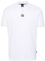 BOSS polo en coton piqué - Blanc