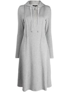 tout a coup robe en maille fine à coupe mi-longue - Gris