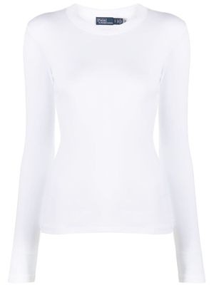 Polo Ralph Lauren t-shirt en coton à manches longues - Blanc