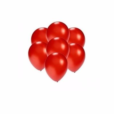 Party ballonnen - klein formaat - rood - 200x - 13 cm - feestartikelen/versiering