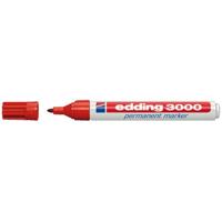 Edding 3000 permanent marker 1,5-3mm rond rood