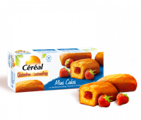 Cereal Mini Cakes Met Aardbeienvulling