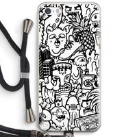 Vexx Mixtape #2: iPhone 5 / 5S / SE Transparant Hoesje met koord