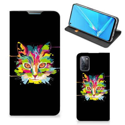 OPPO A52 | A72 Magnet Case Cat Color OPPO A52 | A72 Magnet Case Cat Color