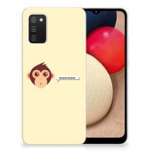 Samsung Galaxy A02s Telefoonhoesje met Naam Monkey