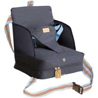 Seggiolino rialzato per neonati - ROBA - Pieghevole - Cuscino gonfiabile - Cintura regolabile - 6 mesi / 3 anni (15 kg) - Blu navy