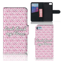 iPhone 7 | 8 | SE (2020) | SE (2022) Portemonnee Hoesje Flowers Pink DTMP