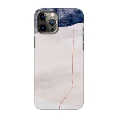 Stone White: Volledig geprint iPhone 12 Pro Max Hoesje
