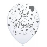 Just Married ballonnen 8st