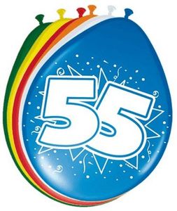 Ballonnen &apos;55&apos; (8 st)