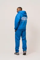 Equalité Societe Oversized Full Zip Hoodie Heren Blauw - Maat XS - Kleur: WitBlauw | Soccerfanshop