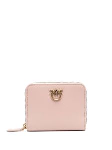 PINKO portefeuille Love Birds en cuir - Rose