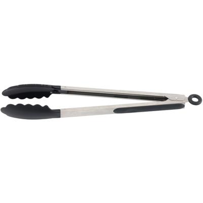 Barbecue tang - kunststof grijpers - RVS - 30 cm - met sluitsysteem - Barbecue benodigdheden