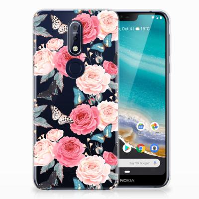 Nokia 7.1 | TPU Case | Butterfly Roses Nokia 7.1 | TPU Case | Butterfly Roses