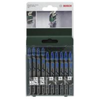 Bosch Accessories 2609256745 10-delig Decoupeerzaagbladen-set met T-schacht 1 set(s)