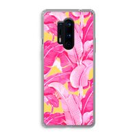 Pink Banana: OnePlus 8 Pro Transparant Hoesje Pink Banana: OnePlus 8 Pro Transparant Hoesje