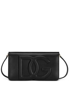 Dolce & Gabbana sac porté épaule à logo DG - Noir