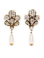 CHANEL Pre-Owned boucles d'oreilles clips à ornements strassés - thumbnail